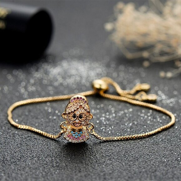 Bracelet for Grandma Nana Yellow Gold - Picture 3 of 4